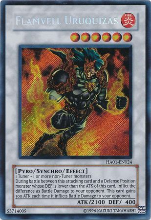 Flamvell Uruquizas [HA01-EN024] Secret Rare | Jomio and Rueliete's Cards and Comics