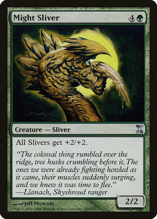 Might Sliver [Time Spiral] | Jomio and Rueliete's Cards and Comics
