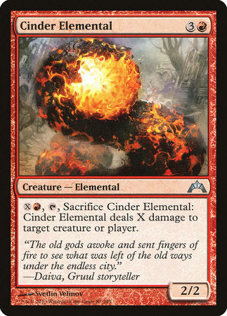 Cinder Elemental [Gatecrash] | Jomio and Rueliete's Cards and Comics
