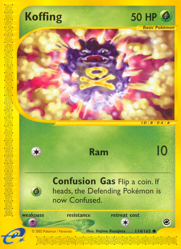 Koffing (114/165) [Expedition: Base Set] | Jomio and Rueliete's Cards and Comics