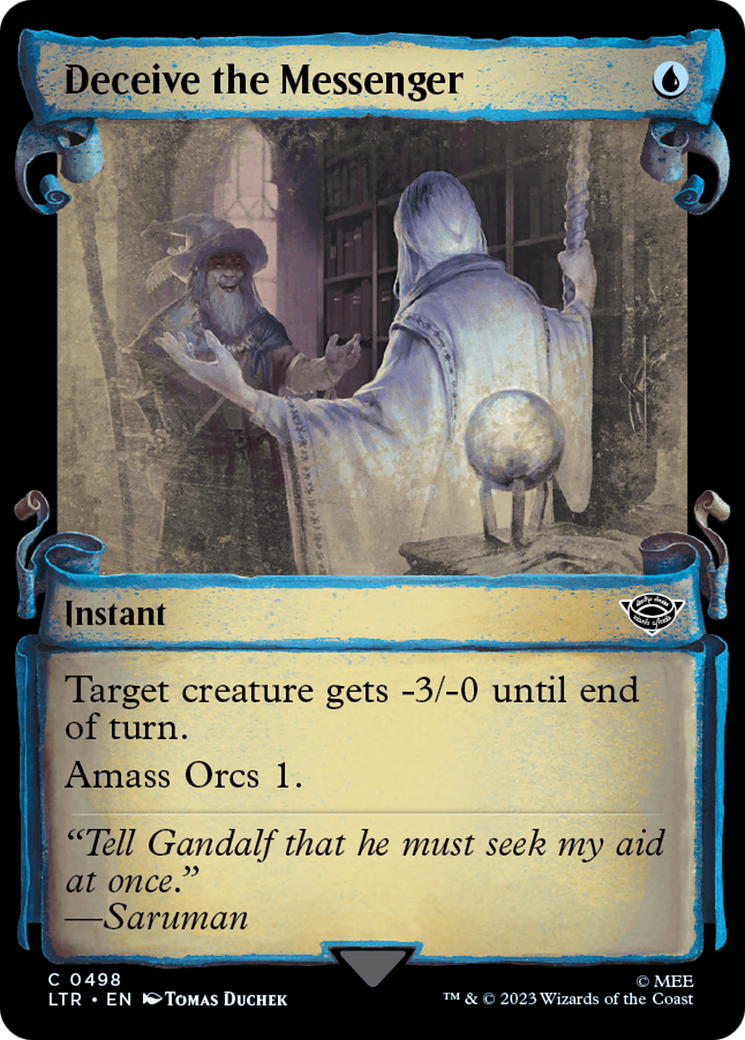 Deceive the Messenger [The Lord of the Rings: Tales of Middle-Earth Showcase Scrolls] | Jomio and Rueliete's Cards and Comics
