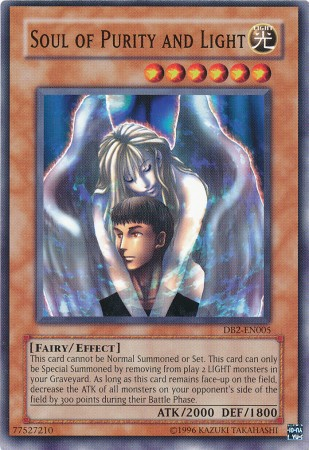 Soul of Purity and Light [DB2-EN005] Common | Jomio and Rueliete's Cards and Comics