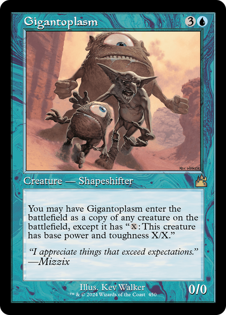 Gigantoplasm (Retro Frame) [Ravnica Remastered] | Jomio and Rueliete's Cards and Comics