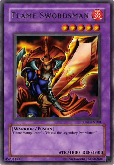 Flame Swordsman [DB1-EN100] Rare | Jomio and Rueliete's Cards and Comics