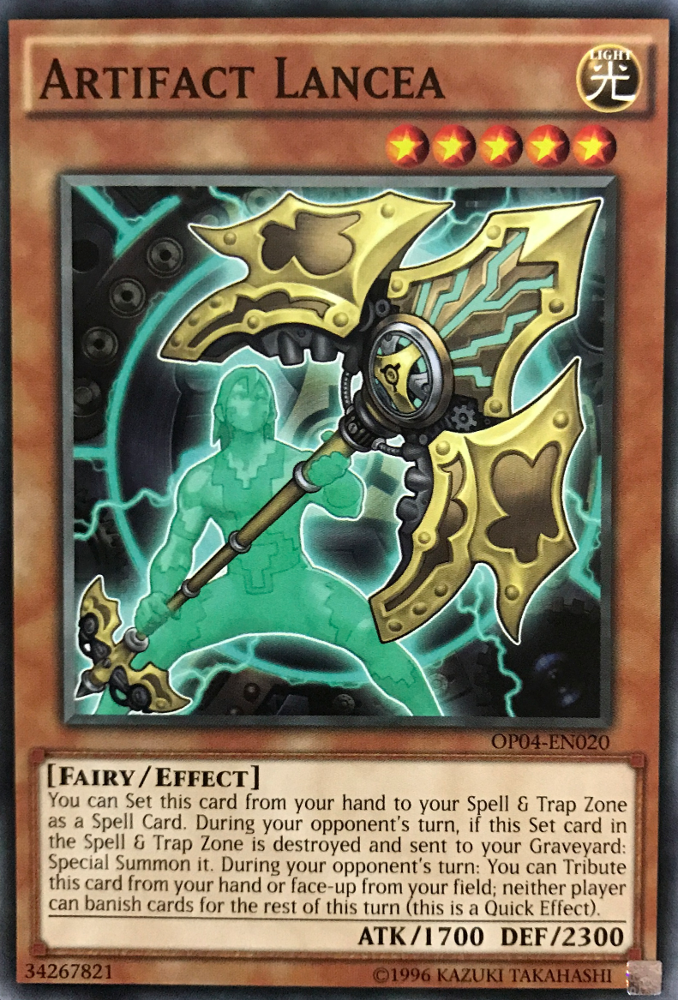 Artifact Lancea [OP04-EN020] Common | Jomio and Rueliete's Cards and Comics