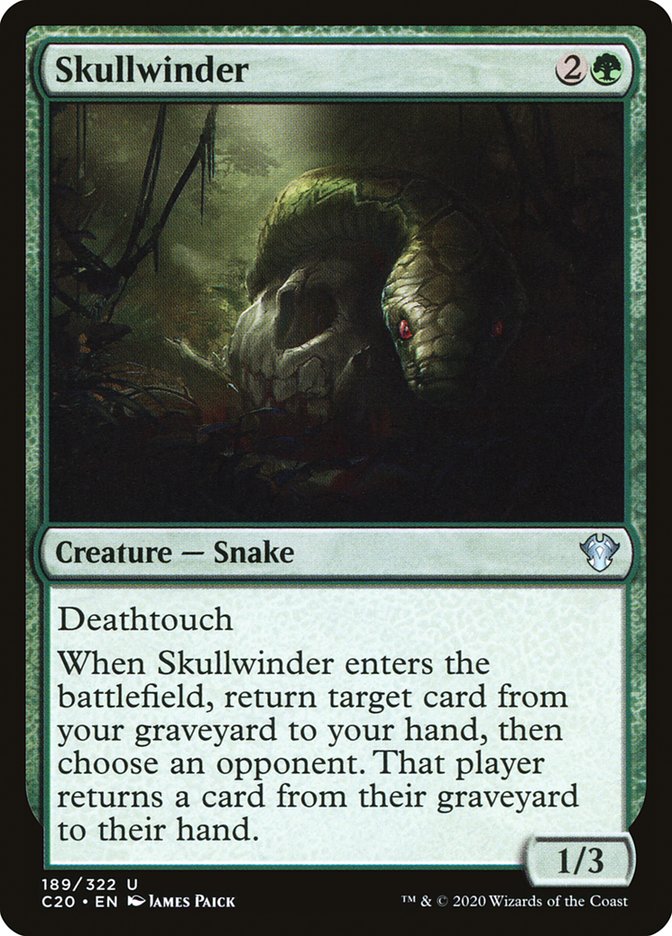 Skullwinder [Commander 2020] | Jomio and Rueliete's Cards and Comics