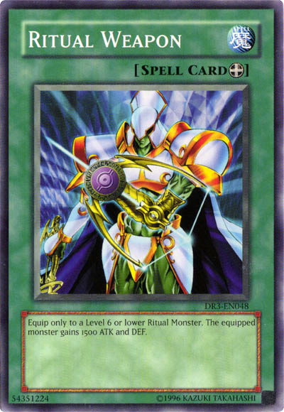 Ritual Weapon [DR3-EN048] Common | Jomio and Rueliete's Cards and Comics