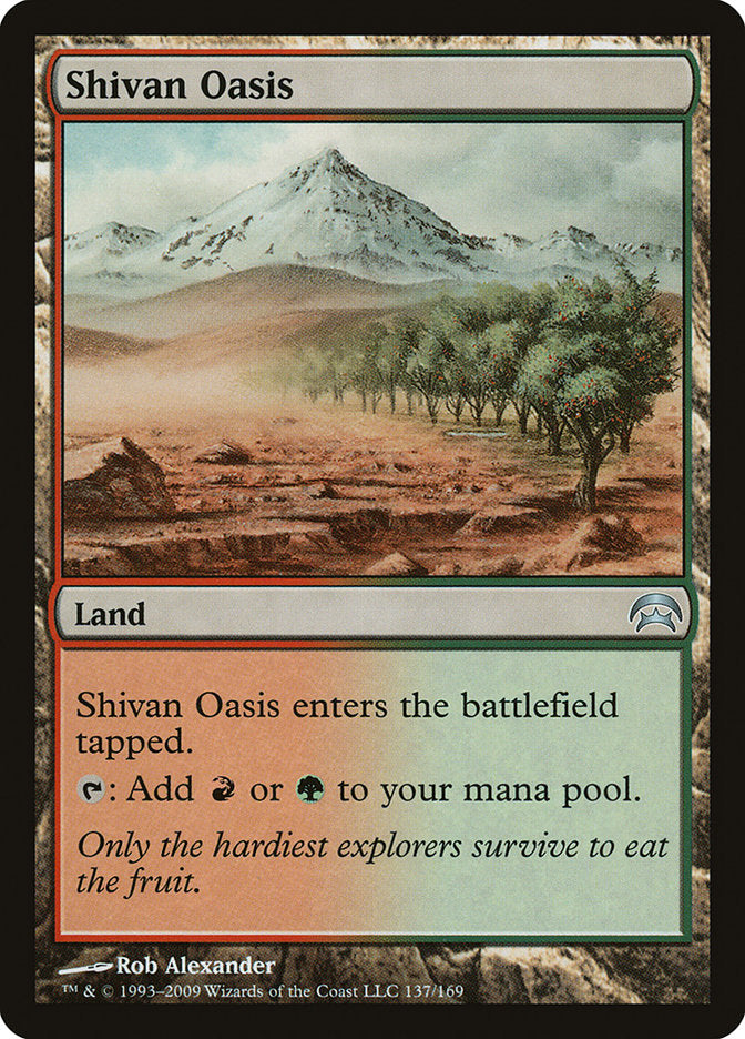 Shivan Oasis [Planechase] | Jomio and Rueliete's Cards and Comics