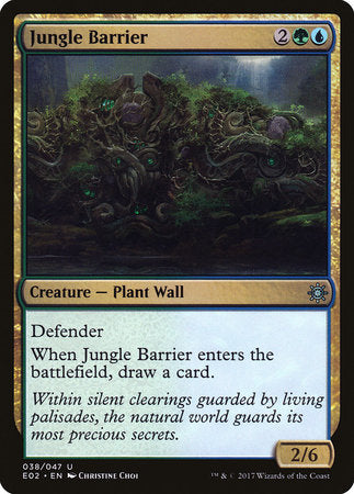 Jungle Barrier [Explorers of Ixalan] | Jomio and Rueliete's Cards and Comics