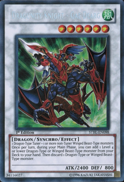 Dragunity Knight - Gae Dearg [STBL-EN098] Secret Rare | Jomio and Rueliete's Cards and Comics