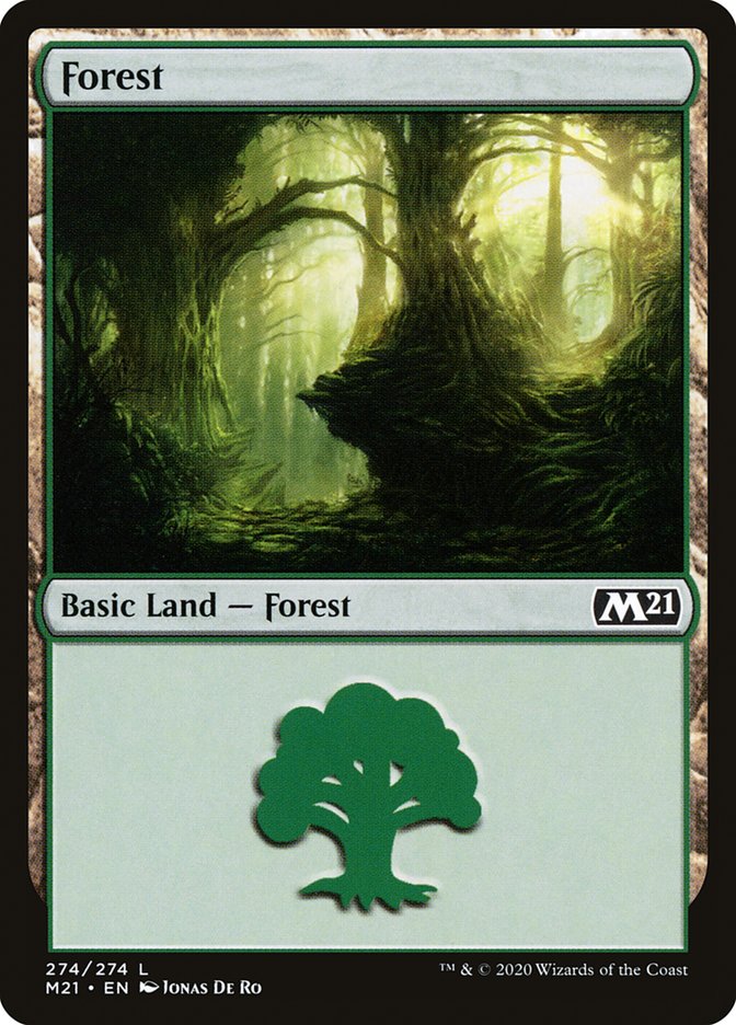 Forest (274) [Core Set 2021] | Jomio and Rueliete's Cards and Comics