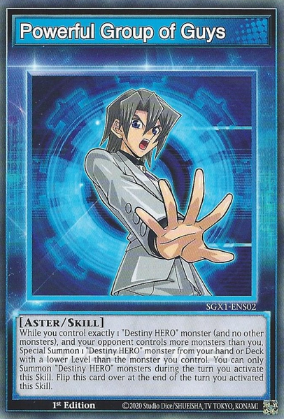 Powerful Group of Guys [SGX1-ENS02] Common | Jomio and Rueliete's Cards and Comics