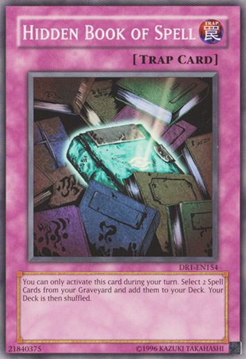 Hidden Book of Spell [DR1-EN154] Common | Jomio and Rueliete's Cards and Comics