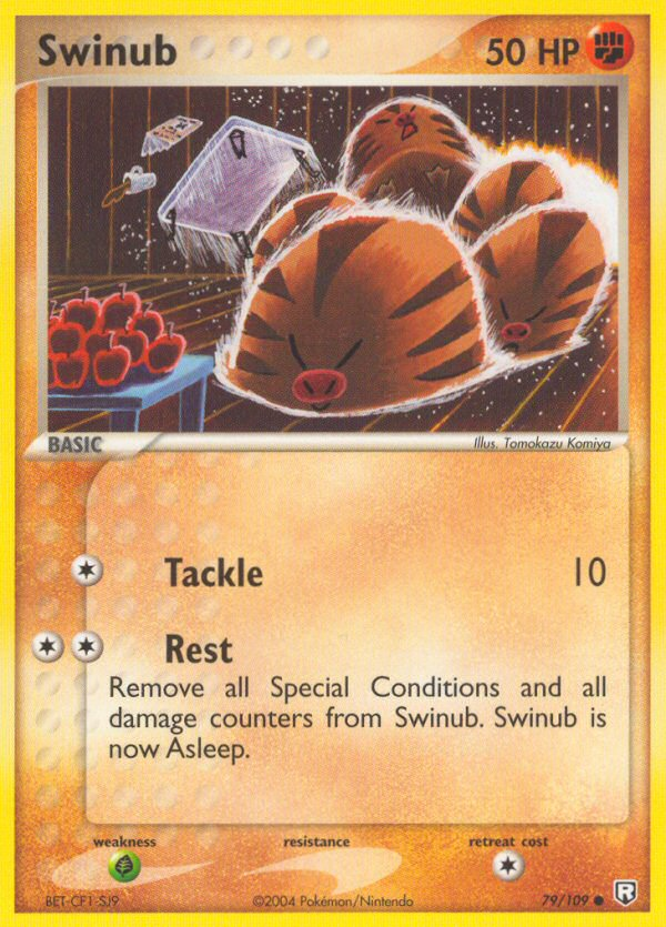 Swinub (79/109) [EX: Team Rocket Returns] | Jomio and Rueliete's Cards and Comics