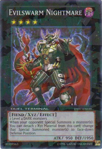Evilswarm Nightmare [DT07-EN039] Super Rare | Jomio and Rueliete's Cards and Comics