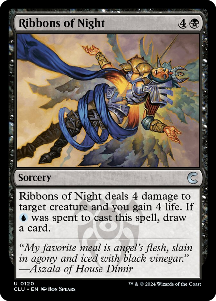 Ribbons of Night [Ravnica: Clue Edition] | Jomio and Rueliete's Cards and Comics
