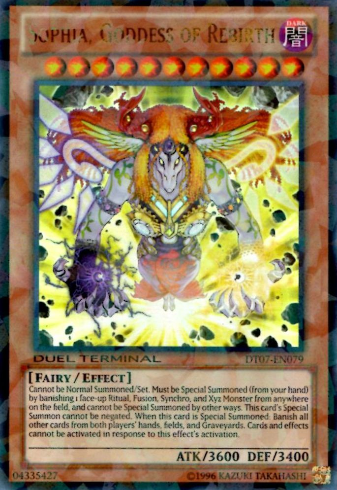 Sophia, Goddess of Rebirth [DT07-EN079] Ultra Rare | Jomio and Rueliete's Cards and Comics