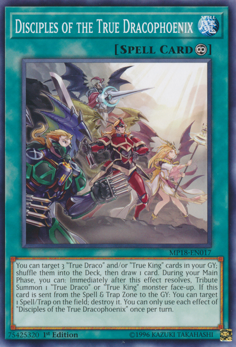 Disciples of the True Dracophoenix [MP18-EN017] Common | Jomio and Rueliete's Cards and Comics
