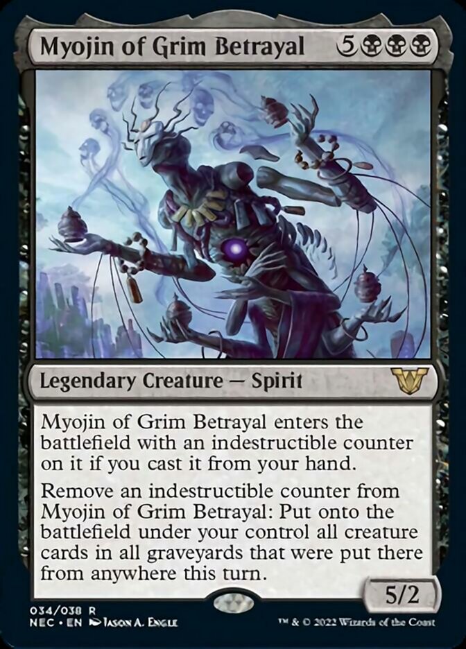 Myojin of Grim Betrayal [Kamigawa: Neon Dynasty Commander] | Jomio and Rueliete's Cards and Comics