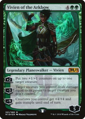Vivien of the Arkbow [Core Set 2019] | Jomio and Rueliete's Cards and Comics