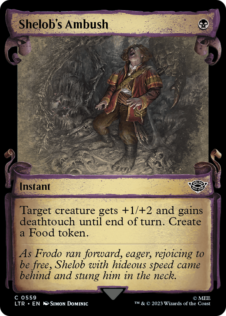 Shelob's Ambush [The Lord of the Rings: Tales of Middle-Earth Showcase Scrolls] | Jomio and Rueliete's Cards and Comics