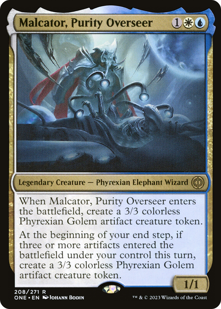 Malcator, Purity Overseer [Phyrexia: All Will Be One] | Jomio and Rueliete's Cards and Comics