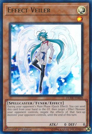 Effect Veiler [DUDE-EN028] Ultra Rare | Jomio and Rueliete's Cards and Comics