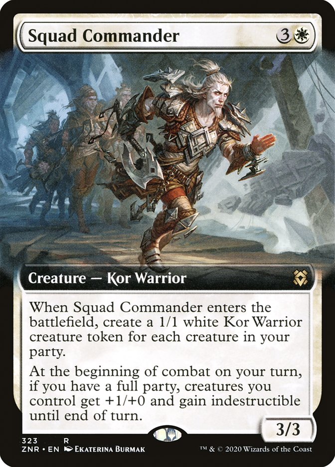 Squad Commander (Extended Art) [Zendikar Rising] | Jomio and Rueliete's Cards and Comics