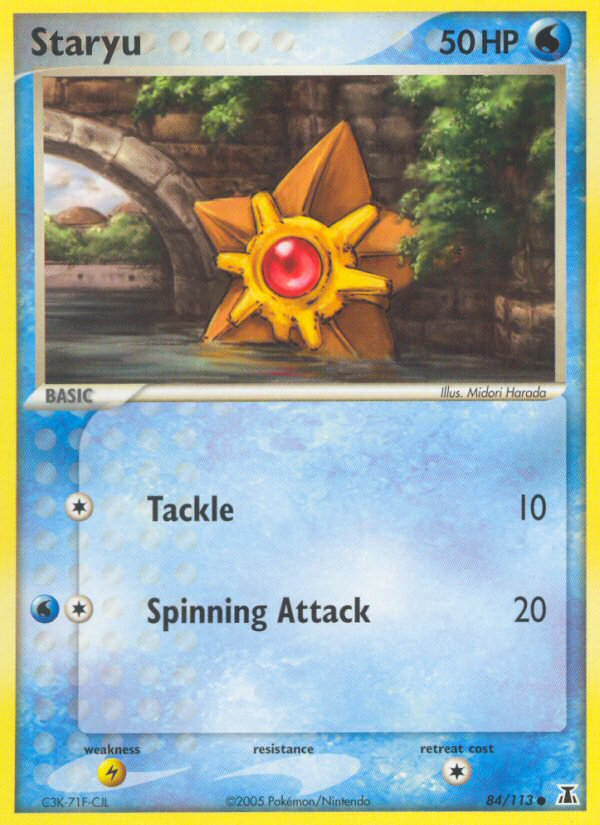 Staryu (84/113) [EX: Delta Species] | Jomio and Rueliete's Cards and Comics