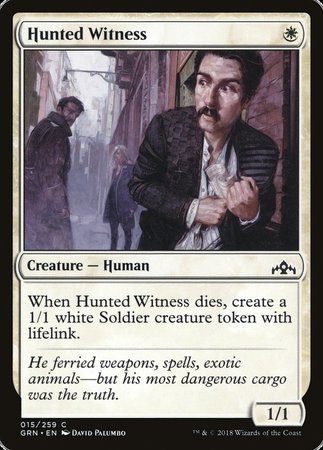 Hunted Witness [Guilds of Ravnica] | Jomio and Rueliete's Cards and Comics