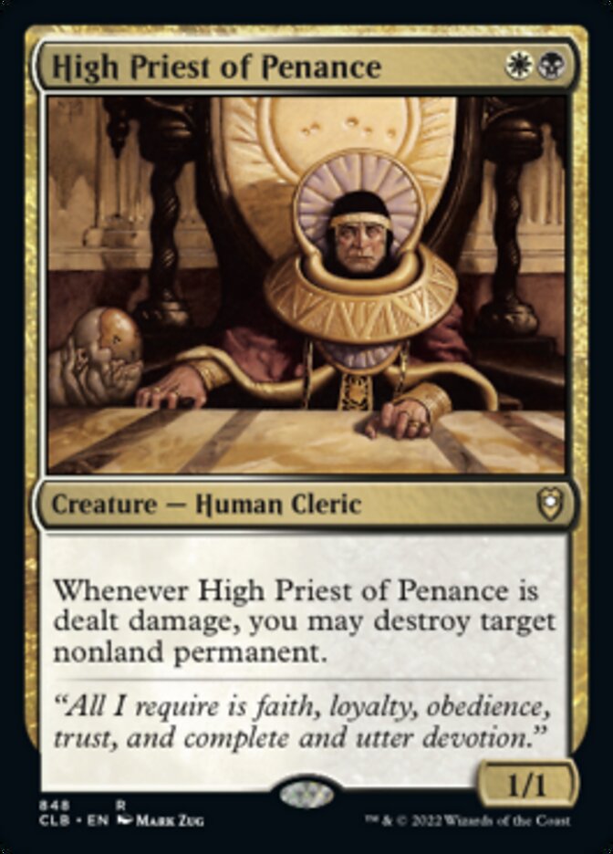 High Priest of Penance [Commander Legends: Battle for Baldur's Gate] | Jomio and Rueliete's Cards and Comics