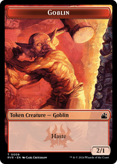 Elf Knight // Goblin (0009) Double-Sided Token [Ravnica Remastered Tokens] | Jomio and Rueliete's Cards and Comics