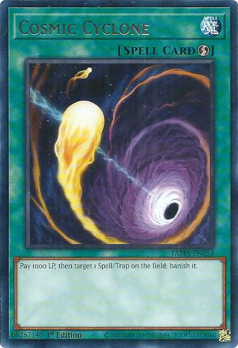 Cosmic Cyclone [TAMA-EN053] Rare | Jomio and Rueliete's Cards and Comics