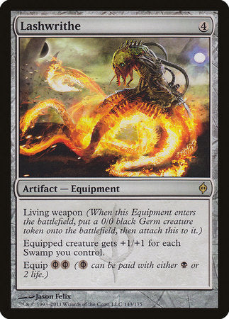 Lashwrithe [New Phyrexia] | Jomio and Rueliete's Cards and Comics