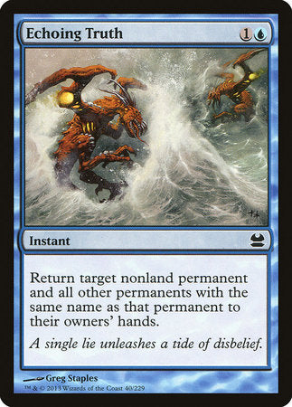 Echoing Truth [Modern Masters] | Jomio and Rueliete's Cards and Comics