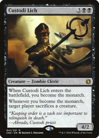 Custodi Lich [Conspiracy: Take the Crown] | Jomio and Rueliete's Cards and Comics