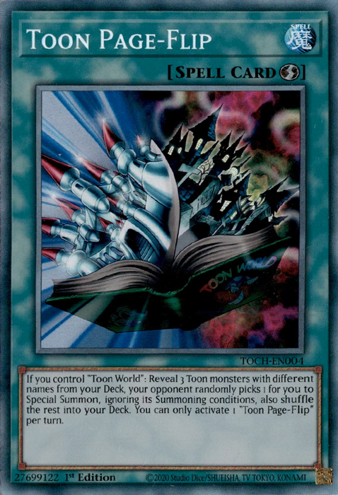 Toon Page-Flip (CR) [TOCH-EN004] Collector's Rare | Jomio and Rueliete's Cards and Comics