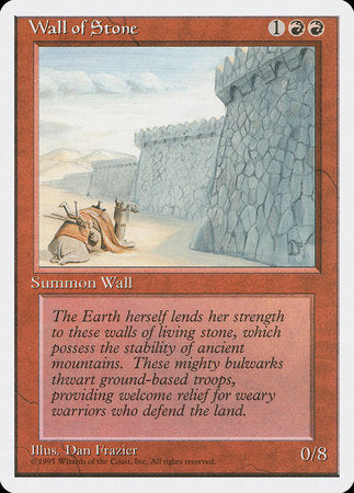 Wall of Stone [Fourth Edition] | Jomio and Rueliete's Cards and Comics