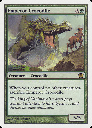 Emperor Crocodile [Ninth Edition] | Jomio and Rueliete's Cards and Comics