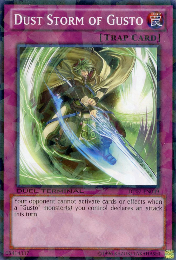 Dust Storm of Gusto [DT07-EN049] Common | Jomio and Rueliete's Cards and Comics