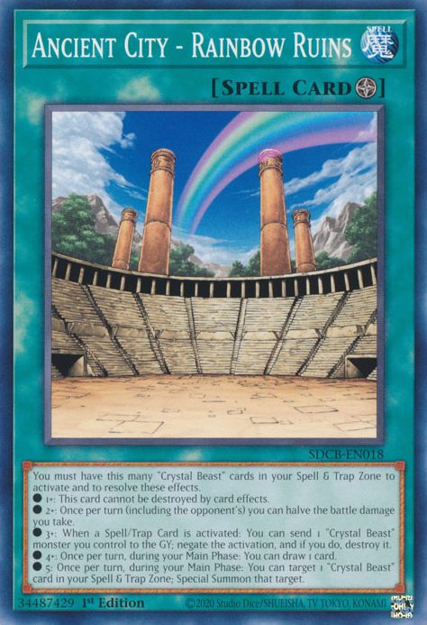 Ancient City - Rainbow Ruins [SDCB-EN018] Common | Jomio and Rueliete's Cards and Comics