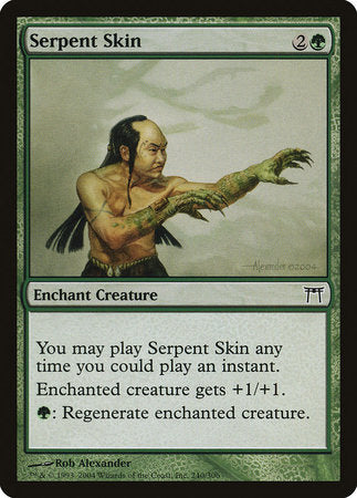 Serpent Skin [Champions of Kamigawa] | Jomio and Rueliete's Cards and Comics