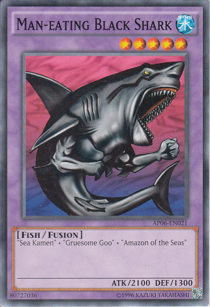 Man-eating Black Shark [AP06-EN021] Common | Jomio and Rueliete's Cards and Comics