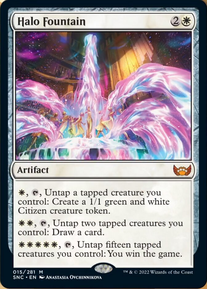 Halo Fountain [Streets of New Capenna] | Jomio and Rueliete's Cards and Comics
