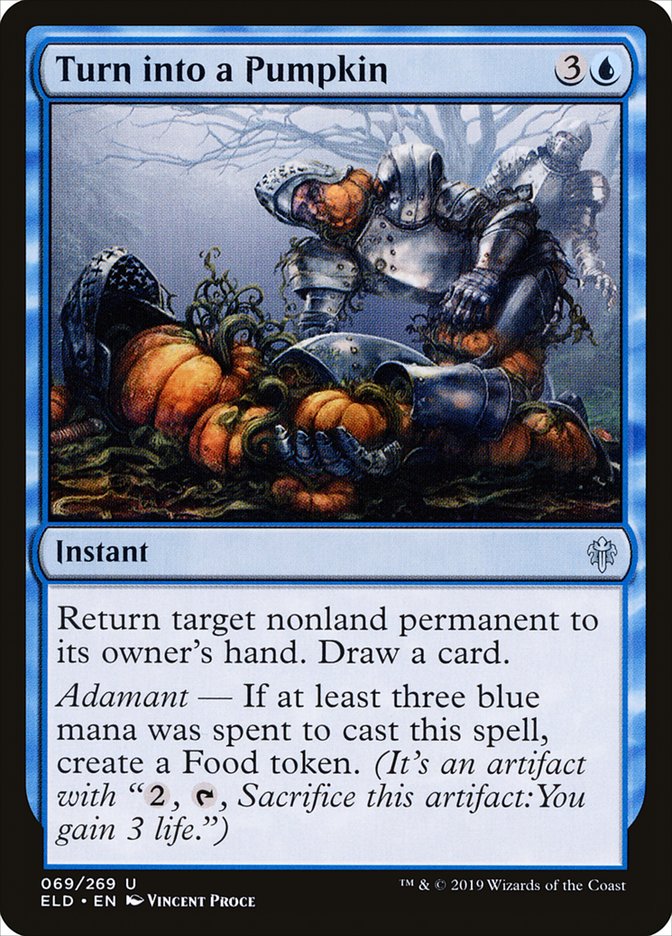 Turn into a Pumpkin [Throne of Eldraine] | Jomio and Rueliete's Cards and Comics