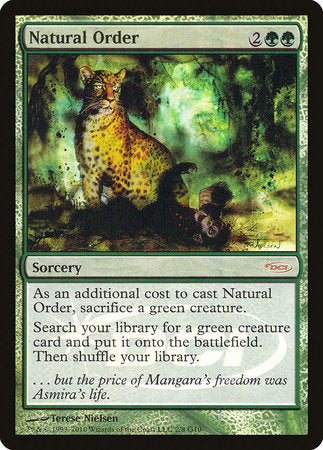 Natural Order [Judge Gift Cards 2010] | Jomio and Rueliete's Cards and Comics