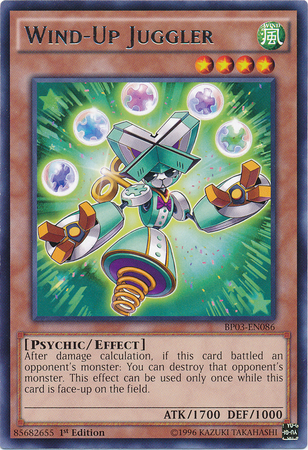 Wind-Up Juggler [BP03-EN086] Rare | Jomio and Rueliete's Cards and Comics
