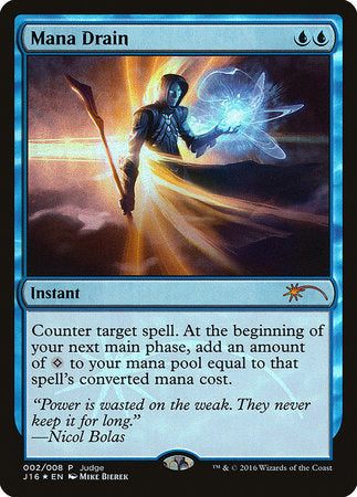Mana Drain [Judge Gift Cards 2016] | Jomio and Rueliete's Cards and Comics