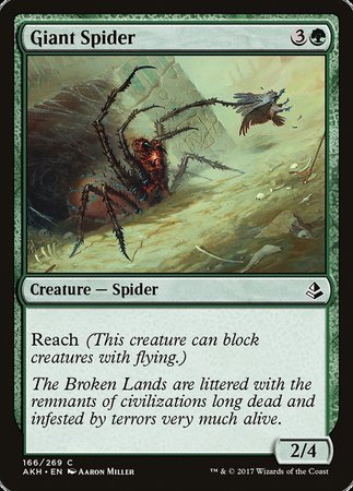 Giant Spider [Amonkhet] | Jomio and Rueliete's Cards and Comics