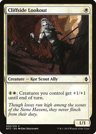 Cliffside Lookout [Battle for Zendikar] | Jomio and Rueliete's Cards and Comics